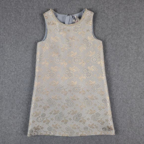 Rachel Zoe Dress Girls Size 5 Sleeveless Dressy Formal Tapestry Dress - Picture 1 of 12